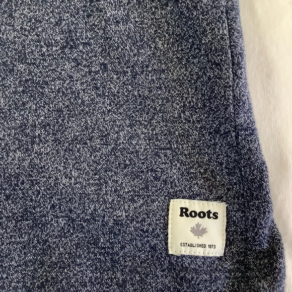 Roots (Canada) Chicago Heather Blue T-shirt Size Small - Picture 4 of 5